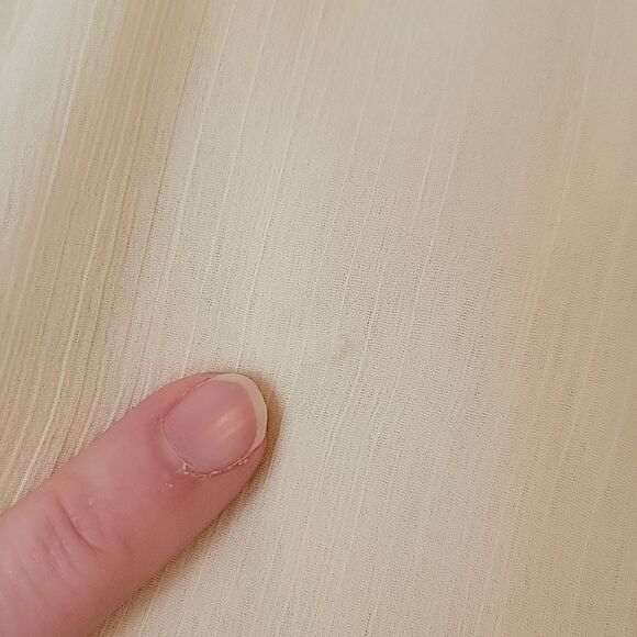 Matilda Jane Cream Sheer Tank Top, Women's Small, Great Condition! - Picture 7 of 7